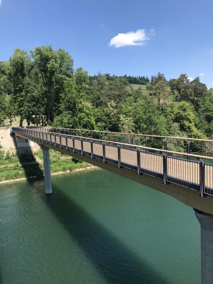 Fuss- und Radwegbrücke über die Aare, Rupperswil - Auenstein
